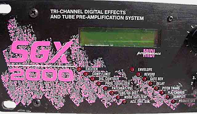 Left Area of the ART SGX-2000 Front Panel