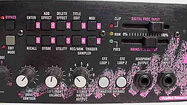Front Panel of the ART SGX-2000 - Right Area